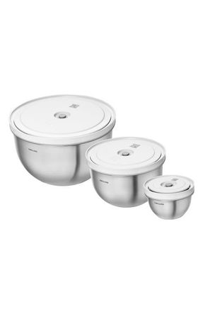 Zwilling Fresh & Save 3-Piece Stainless Steel Bowl & Vacuum Pump Set at Nordstrom
