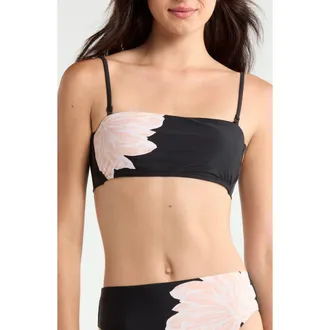 Sanctuary Bandeau Bikini Top in Black at Nordstrom, Size X-Small
