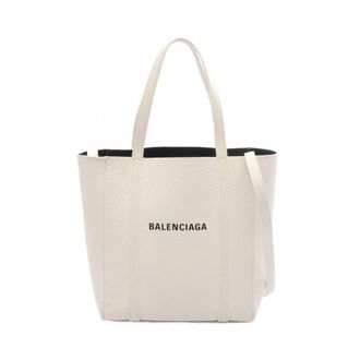 Balenciaga White Leather Tote Bag (Pre-Owned)