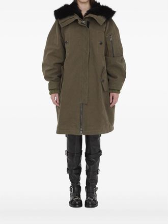 Dolce & Gabbana Fur-trim Padded Coat