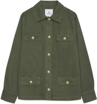 Anine Bing Army Green Corey Jacket - Dames - Zomerjassen - Groen - M - Jassen