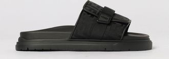 Fendi Sliders Chunky Fendi in nylon con monogram FF jacquard