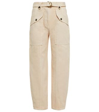 Ulla Johnson Waverly belted high-rise jeans