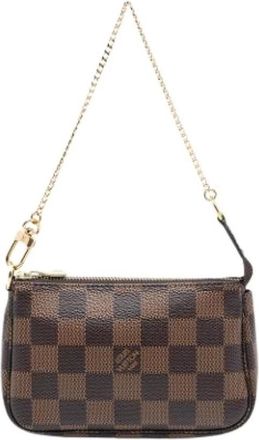 Louis Vuitton Pre-owned Mini Bags, female, Brown, Size: ONE SIZE Pre-owned Mini Pochette Accessoires
