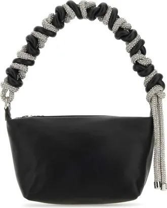 Kara Black Nappa Leather Handbag