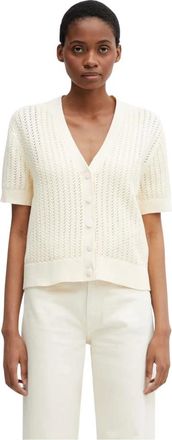 Anine Bing Flynne Cardigan - Knitwear - Mujer - Beige - M