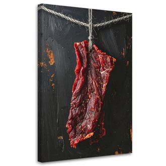 Feeby Cuadro En Lienzo, Carne Roja Seca, 80x120