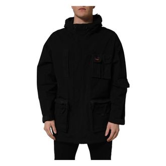 Dolce & Gabbana Heren, Jassen, Zwart, Maat: L Nylon