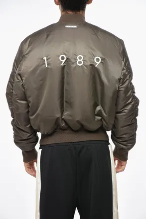 1989 STUDIO Padded Bomber with Embroidered Logo 1989 Studio