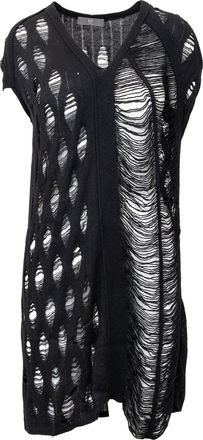 Alexander McQueen Alexander McQueen Destroyed T-shirt - jaren 10