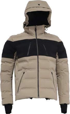 Aztech Mountain Super Nuke Two-Tone Hooded Down Ski Jacket in Multicolor Polyamide
