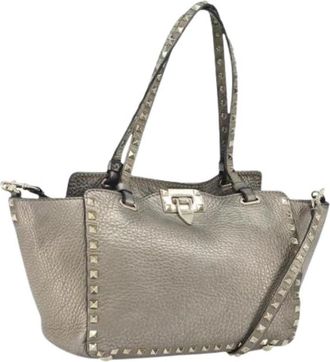 Valentino Pre-owned Vintage Tote Bag - Dames - Vintage Handtas - Bruin - ONE Size - Leer - Vintage