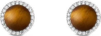 Daniel Wellington Orecchini Audrey Occhio di Tigre - - Accessories - Donna - Grigio - ONE SIZE
