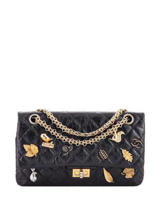Chanel Lucky Charms Reissue 2.55 Flap Bag Quilted Aged Calfskin 225 shoulder bag - Nero