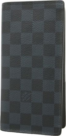 Louis Vuitton Black Navy Long Wallet (Bi-Fold) (Pre-Owned)
