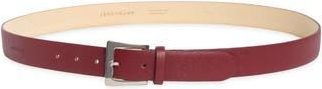 Longchamp Go Leather Belt in Carmine at Nordstrom Rack
