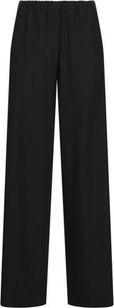 Blanca Vita Wijde broek - Dames - Wijde Broeken - Zwart - S - Polyester - Broeken