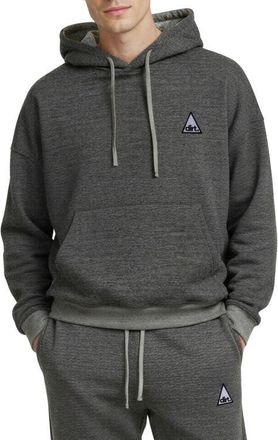 D.RT Oversize Textured Cotton Interlock Hoodie in Grey at Nordstrom, Size Xx-Large