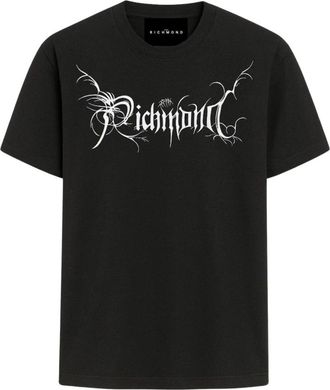 John Richmond Graphic T-shirt - Dames - T-shirts - Zwart - XS - Katoen - Tops