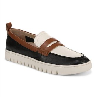 Vionic Womens Uptown Loafers In Black Multi
