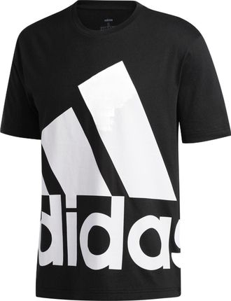 adidas Large logo Printing Short Sleeve Black GK3325