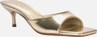 XY London Womens XY London Womens/Ladies Katherine Metallic Mules - Gold - Size: 6