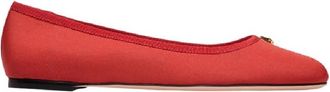 Bally Silk Faille Fabric Ballyrina Flats, Brand Size 36 ( US Size 5.5 )