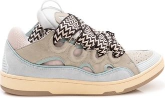 Lanvin Multi Color Woven Curb Sneakers