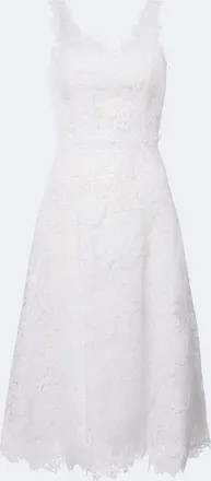 Carolina Herrera Floral guipure lace midi dress