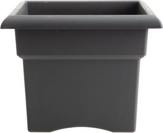 Bloem Veranda Square Deck Box Planter 18,Charcoal, Matte Finish, 9 Gal Capacity in Gray at Nordstrom