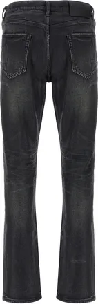 Purple P005 Double Dip Coated Jeans