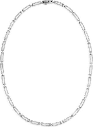 Lana Jewelry 14K Gold Skinny Tag Choker Necklace in White Gold at Nordstrom, Size 16