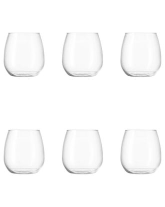 10 Strawberry Street Set Of 6 Ducal Glassware: Stemless Wine