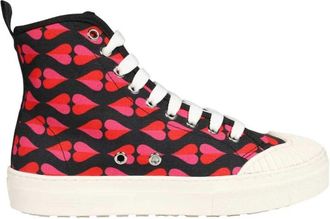 Max Mara Hoge stoffen sneakers - Dames - Sneakers - Veelkleurig - 36 EU - Katoen - Schoenen