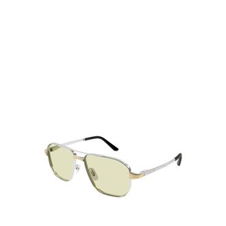 Cartier Sunglasses, male, Gray, Size: 59 MM Santos Sunglasses