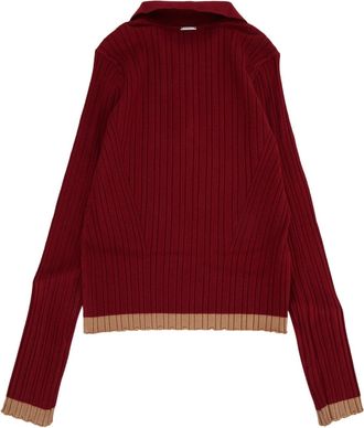 Twin-Set Polo Sweater - Red