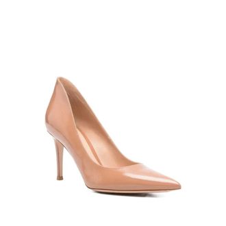 Gianvito Rossi Pumps, female, Beige, Size: 7 1/2 US Pointed Toe Pump