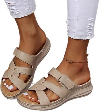 Generic Sandals For Women Slippers Women Beach Flip Flops Female Comfortable Platform Slides Sandals5.5 UK