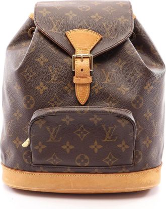 Louis Vuitton Brown Monogram Monogram Leather Backpack (Pre-Owned)