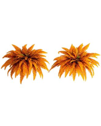 Nearly Natural 48In. Autumn Artificial Fall Boston Fern - Set Of 2