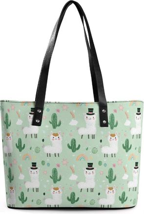 Generic Cute Llamas Tote Bags for Women Cute Shoulder Purses Handbags