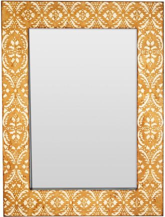 Premier Housewares Rectangular Wall Mirror For Bedroom / Hallway / Bathroom Wall Mirror Minimal and Antiquated Look w76 x d4 x h101 cm