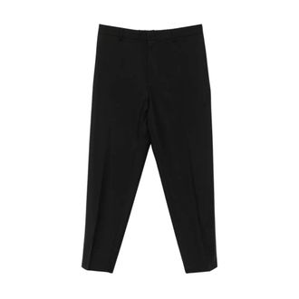 Jil Sander Pantaloni in Tela di Lana - - Trousers - Uomo - Nero - M