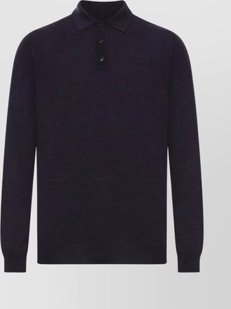 Zanone ribbed cuffs long sleeves sweater