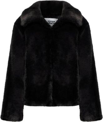 Silvian Heach Faux Fur Shearling Jassen - Dames - Jassen - Bruin - M - Polyester - Jassen