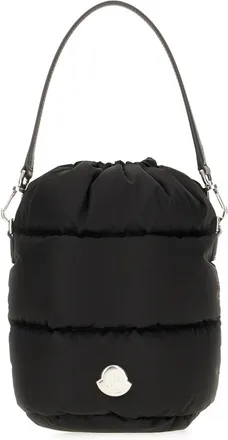 Moncler Caradoc Bucket Bag - Dames - Schoudertassen - Zwart - ONE Size - Leer - Tassen