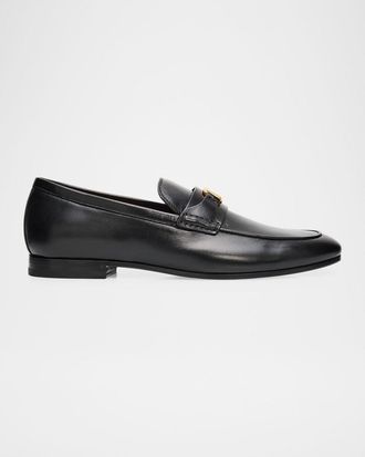 Valentino Garavani Logo Leather Loafers