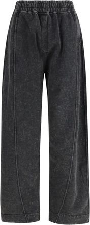 Ganni Isoli trainingsbroek met borduurwerk - Grijs