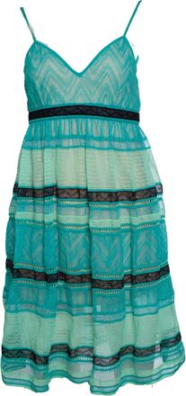Missoni M, green sleeveless strap dress