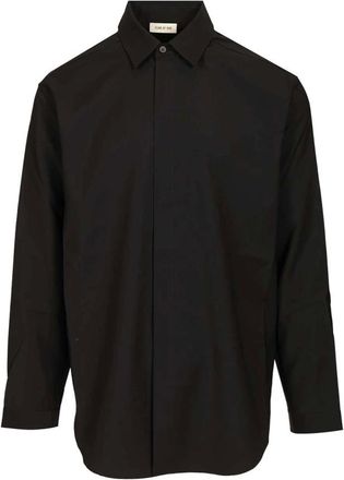 Fear of God Easy Care Wool Classic Shirt - male - Fear Of God - Casual Shirts - Black - M - Shirts